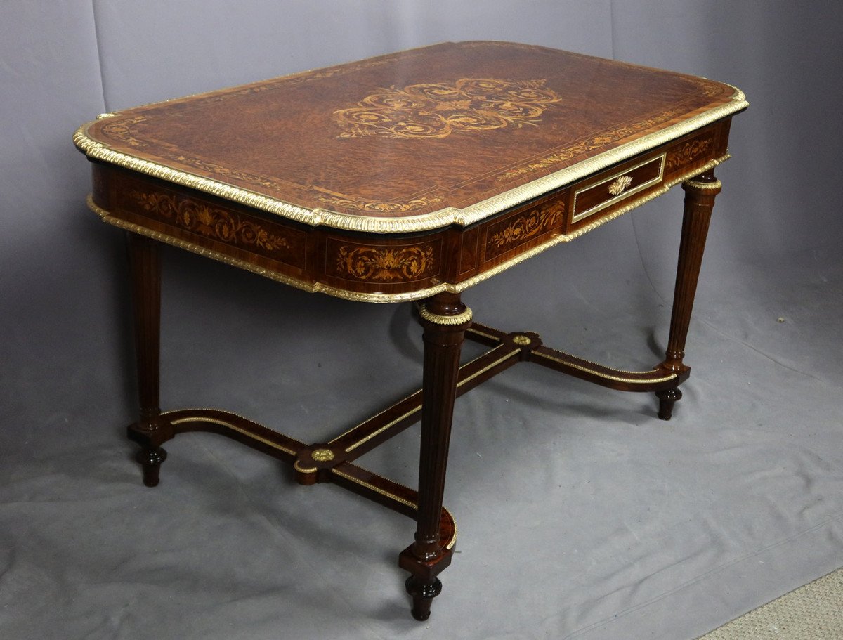 Middle Table In Marquetry XIX
