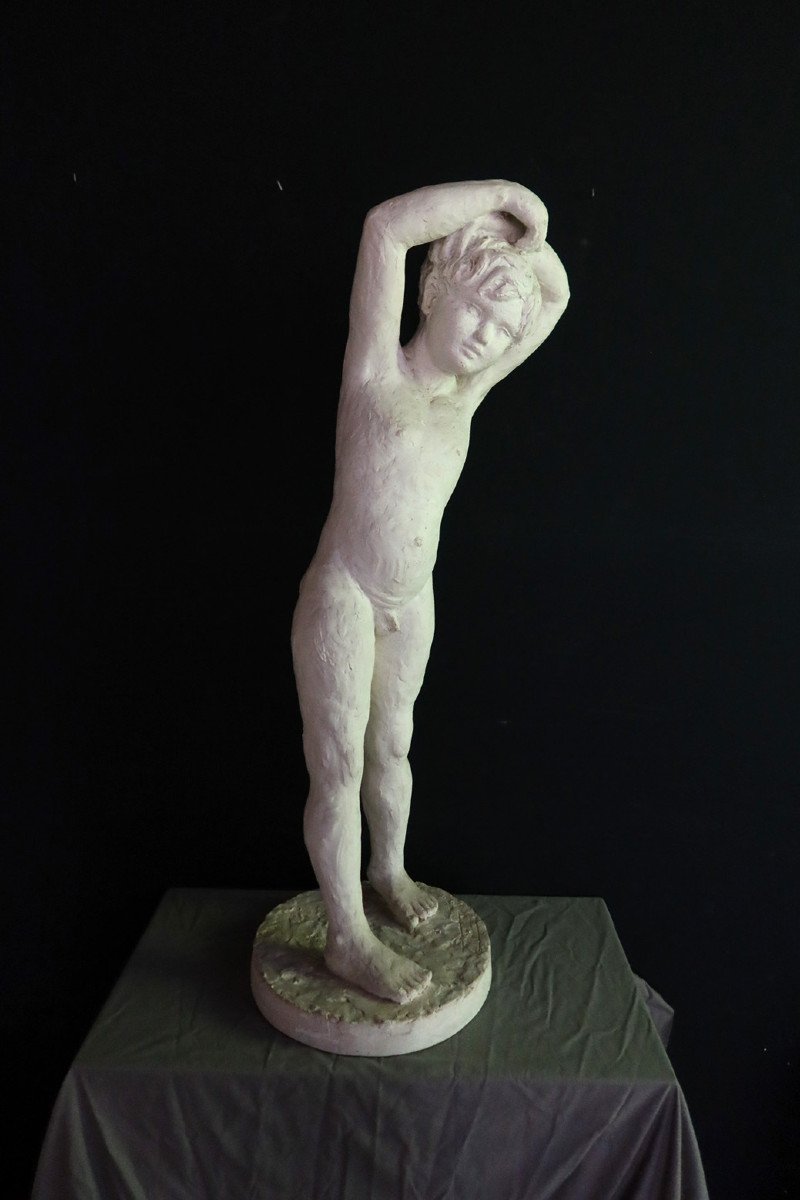 Sculpture Signed Chaumel Dated 1939-photo-3