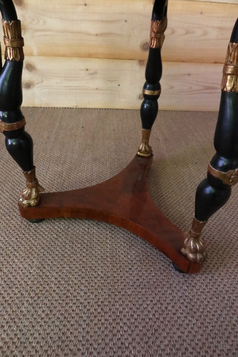 Empire Pedestal Table With Swan Necks-photo-2
