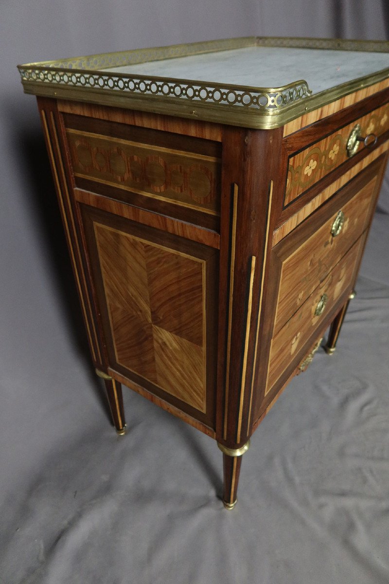 Petite Commode Style Louis XVI-photo-3