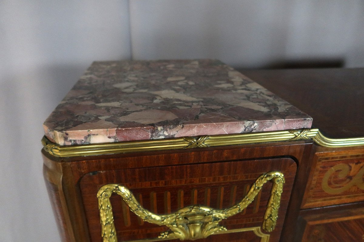 Buffet In Marquetry From The House Haentges Frères-photo-3