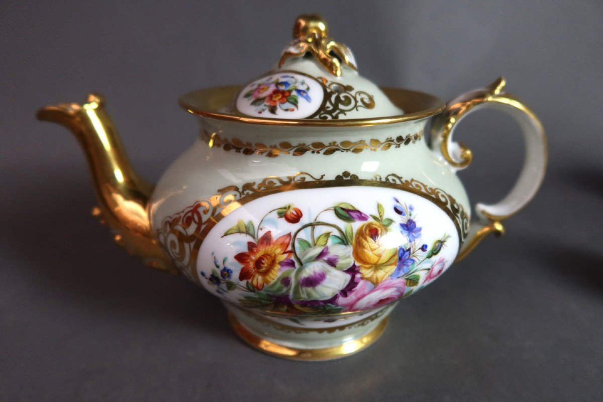 XIX Porcelain Tea Or Coffee Service-photo-2