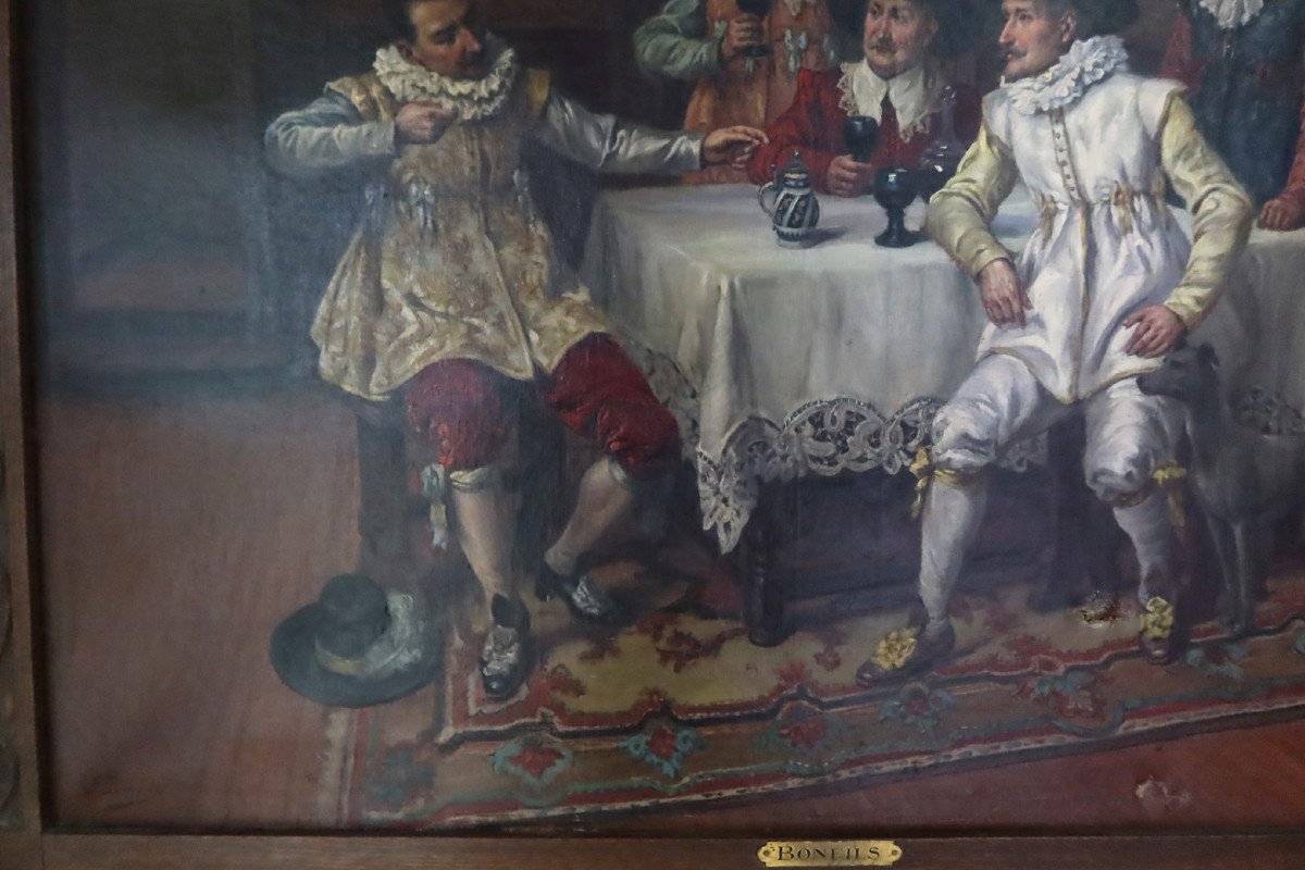 Scène d'Intérieur Par Gaston Bonfils-photo-2