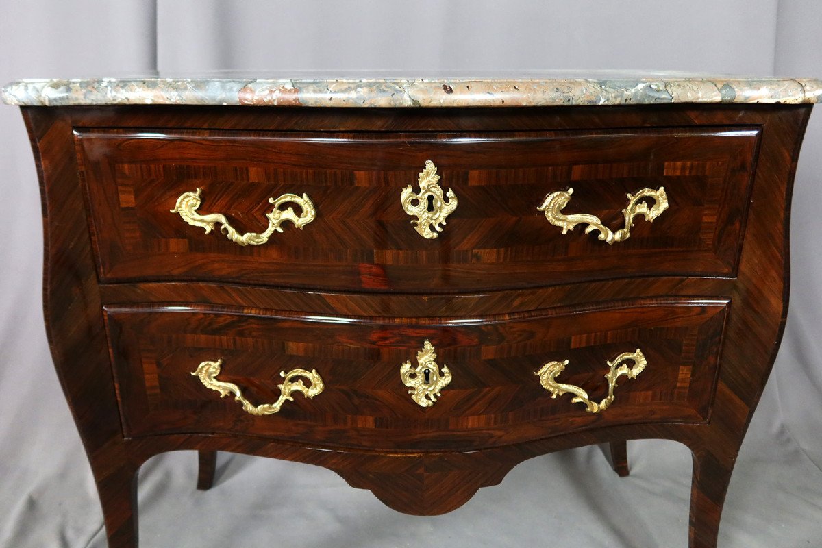 Commode Sauteuse Louis XV-photo-4