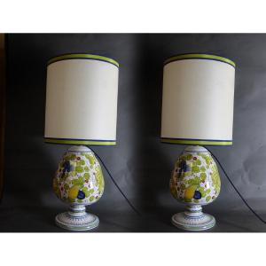 Pair Of XX Lamps