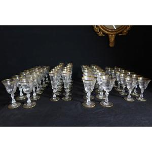 Service De Verres En Cristal De Saint Louis