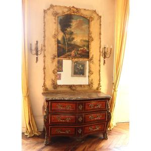 Large Louis XV Style Trumeau