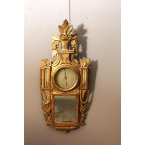 Louis XVI Giltwood Barometer