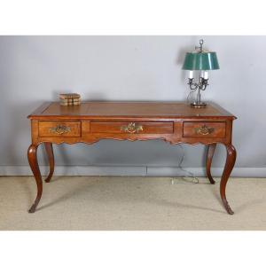 Louis XV Style Flat Desk With Pull-out Drawers