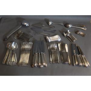 127-piece Silver-plated Flatware Set By Christofle