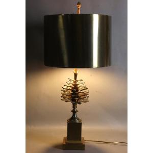 Lampe en bronze de la Maison Charles à Paris