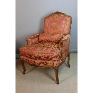 Bergère Louis XV estampillée Sulpice Brizard