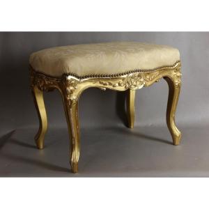 tabouret bois doré