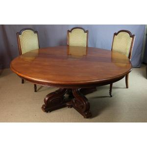 Large Extendable Table Stamped Jeanselme
