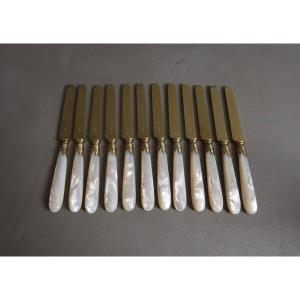 Set Of Twelve Cardeilhac Fruit Knives