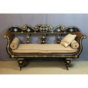 Large Napoleon III-era Sofa