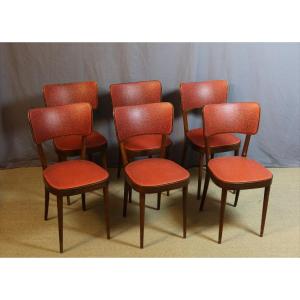 Six Baumann Bistro Chairs
