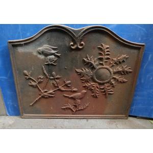 19th-century Fireplace Plaque