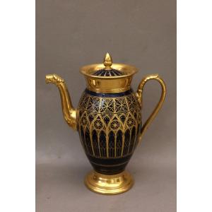 Porcelain Coffee Pot From Paris, 19th Century