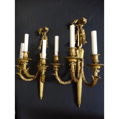 Gilt Bronze Wall Lights XIX