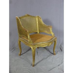 Louis XV Golden Armchair