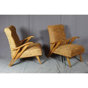 Pair Of Vintage Armchairs