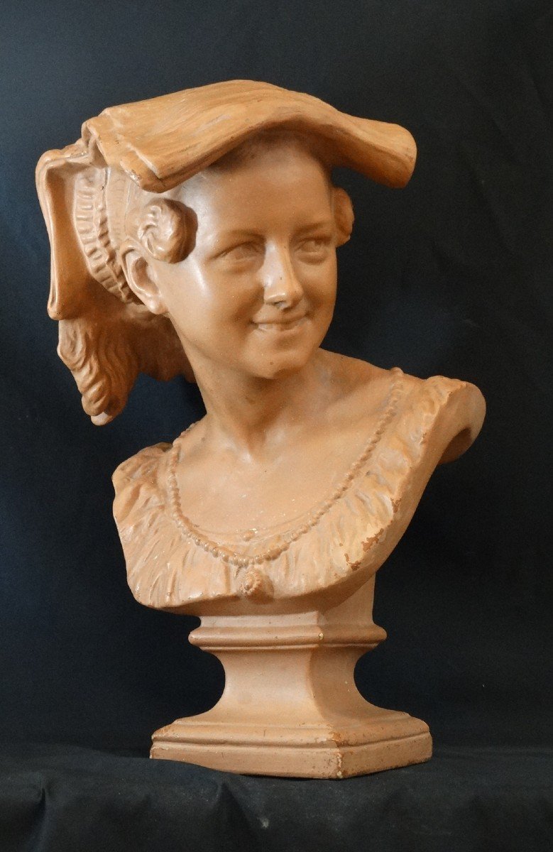 “the Laughing Neapolitan Woman” After Jb Carpeaux-photo-2