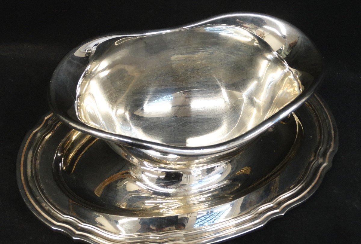 Christofle Silver-plated Sauce Boat-photo-3