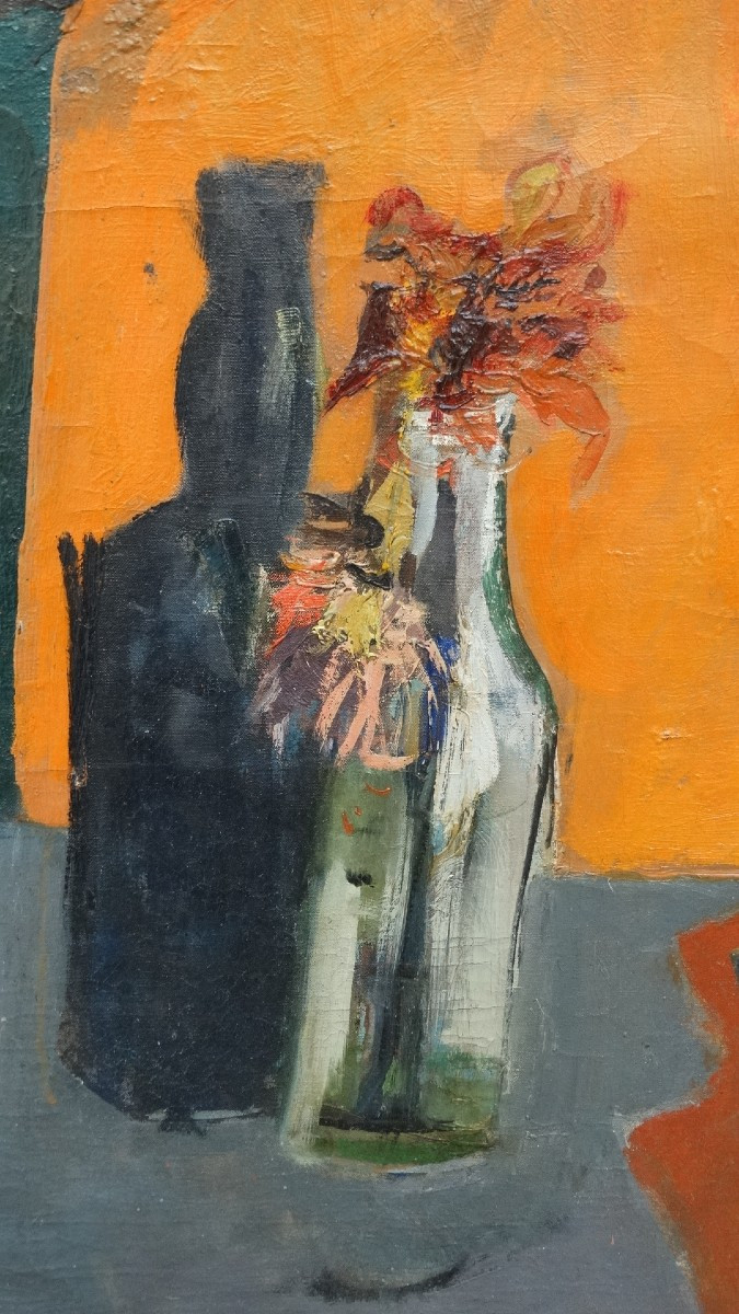 L'épervier, huile sur toile de Francis Beaudelot-photo-3