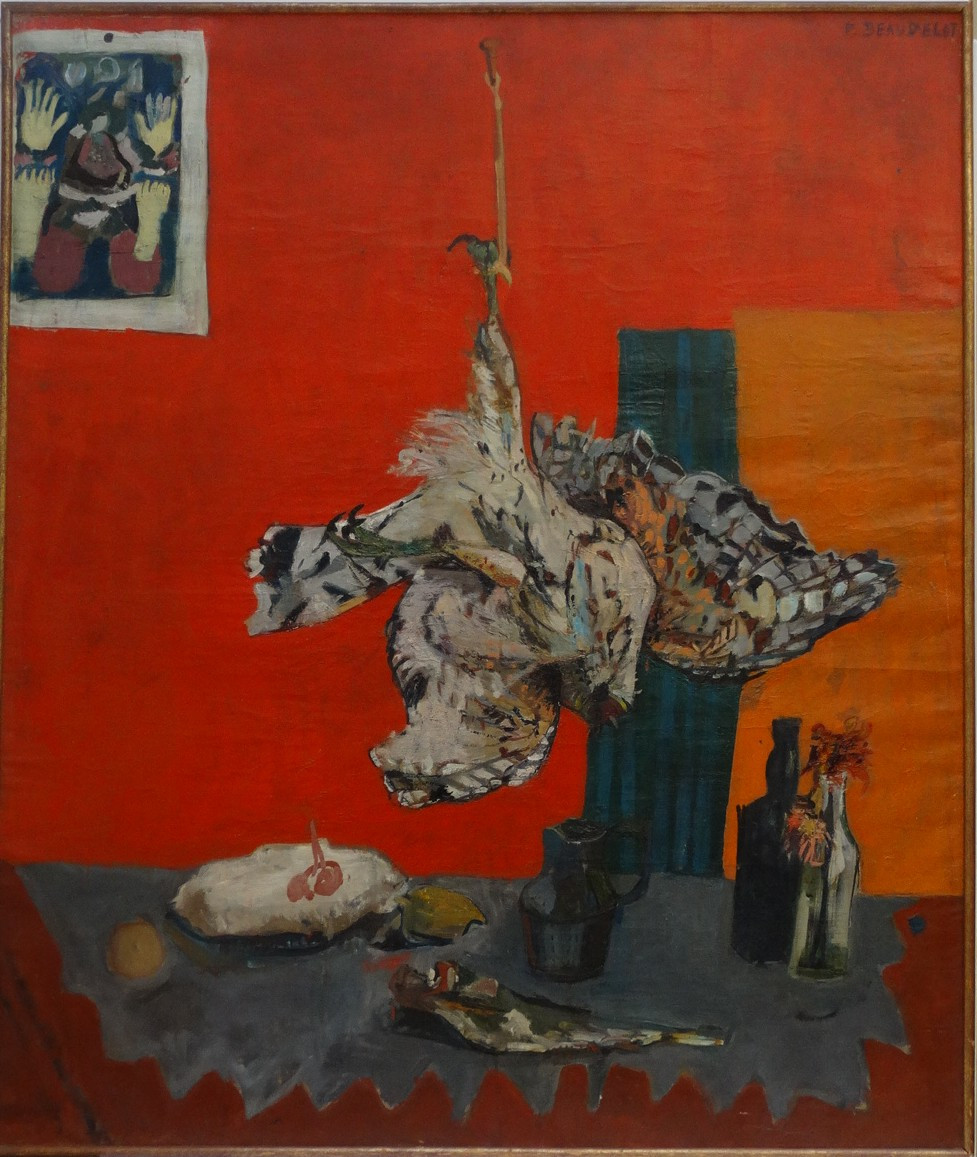 L'épervier, huile sur toile de Francis Beaudelot