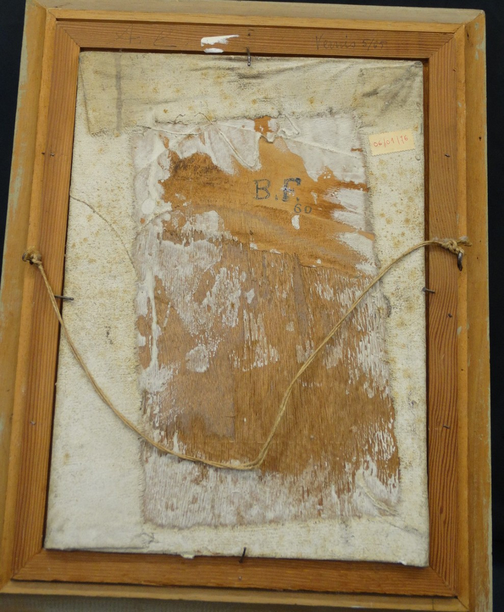 Nu , huile sur panneau par Francis Beaudelot-photo-3