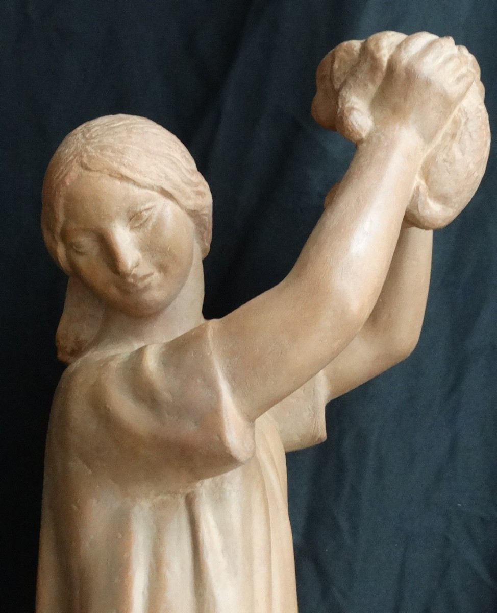 "teasing", Terracotta By Albert-marius Patrisse-photo-3