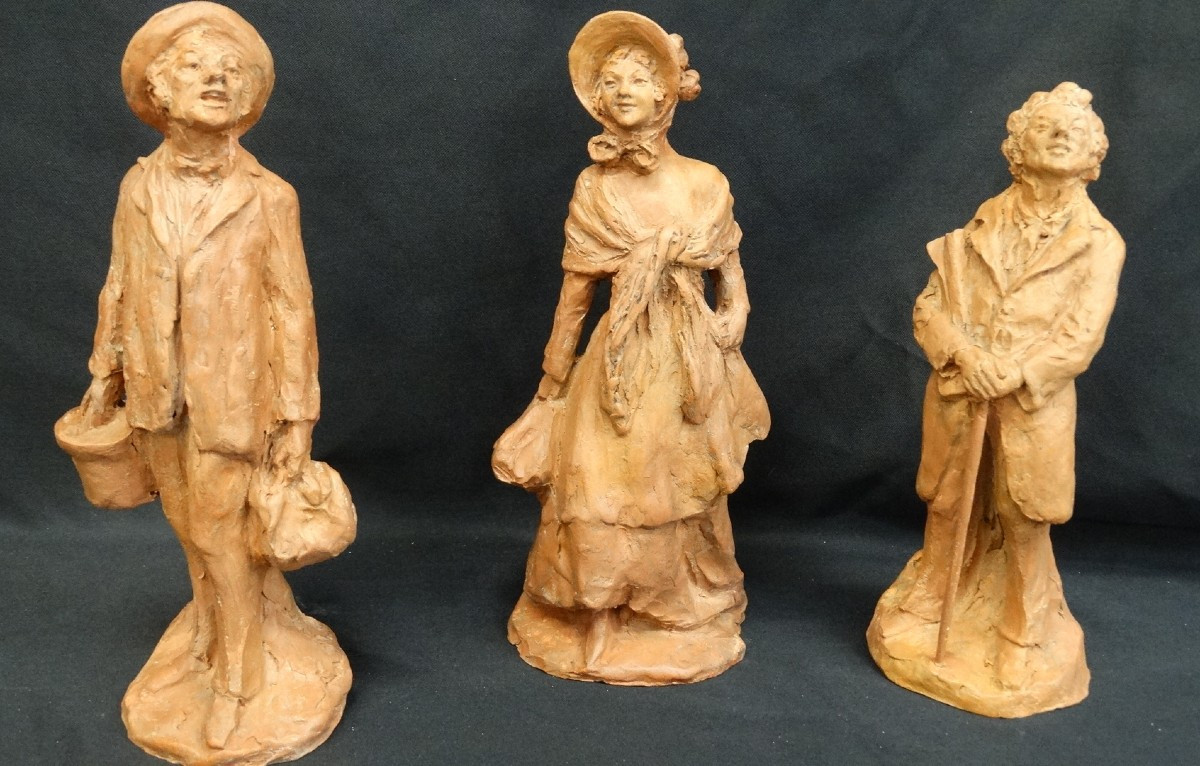 Terracotta Figures, Proofs By Honoré Daumier 