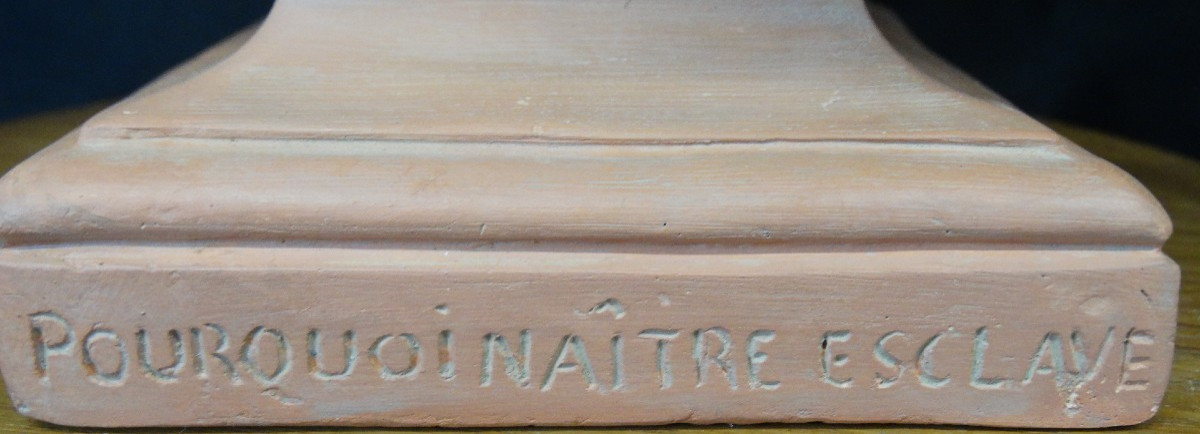 "why Be Born A Slave?" Terracotta Sculpture By Jb Carpeaux, Published By Susse-photo-3