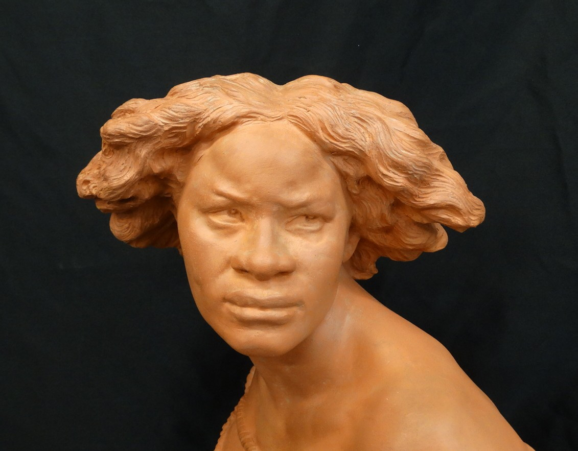 "why Be Born A Slave?" Terracotta Sculpture By Jb Carpeaux, Published By Susse-photo-7