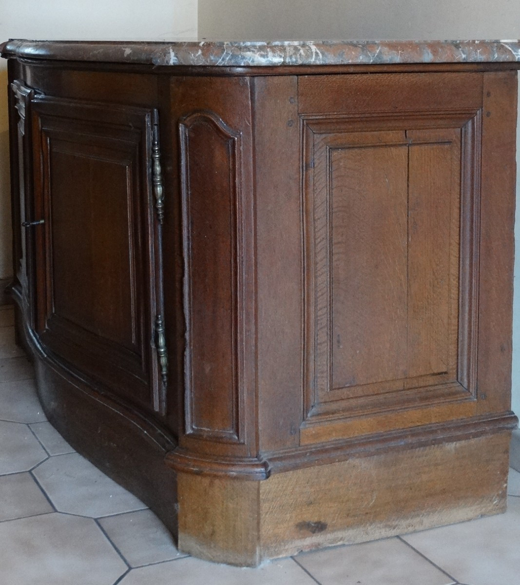 Buffet de chasse époque Régence portes galbées -photo-2