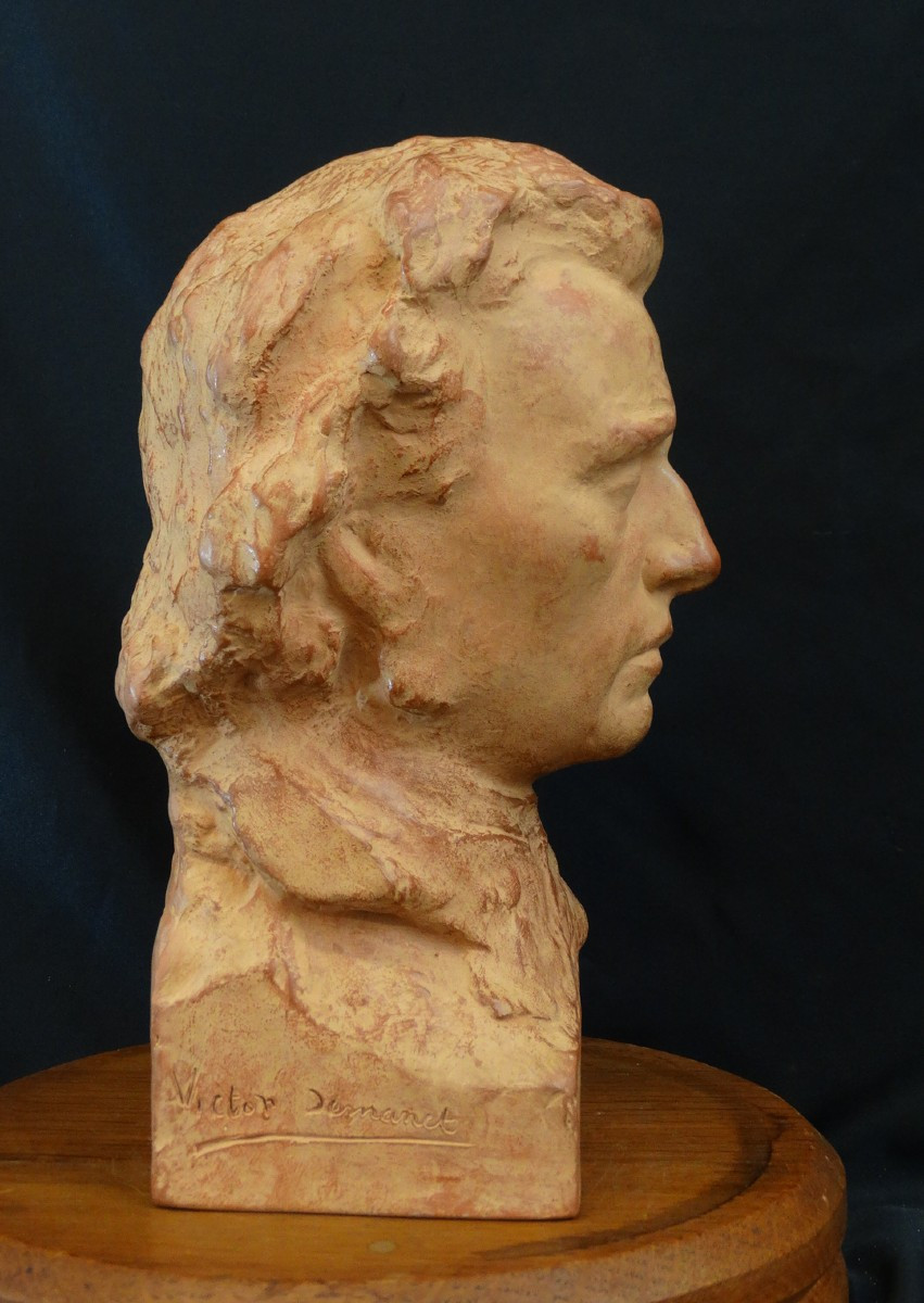 Bust Of A Musician By Victor Demanet-photo-4