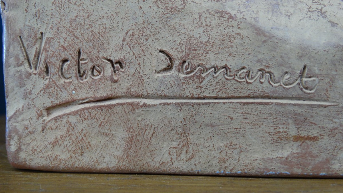 Bust Of A Musician By Victor Demanet-photo-1