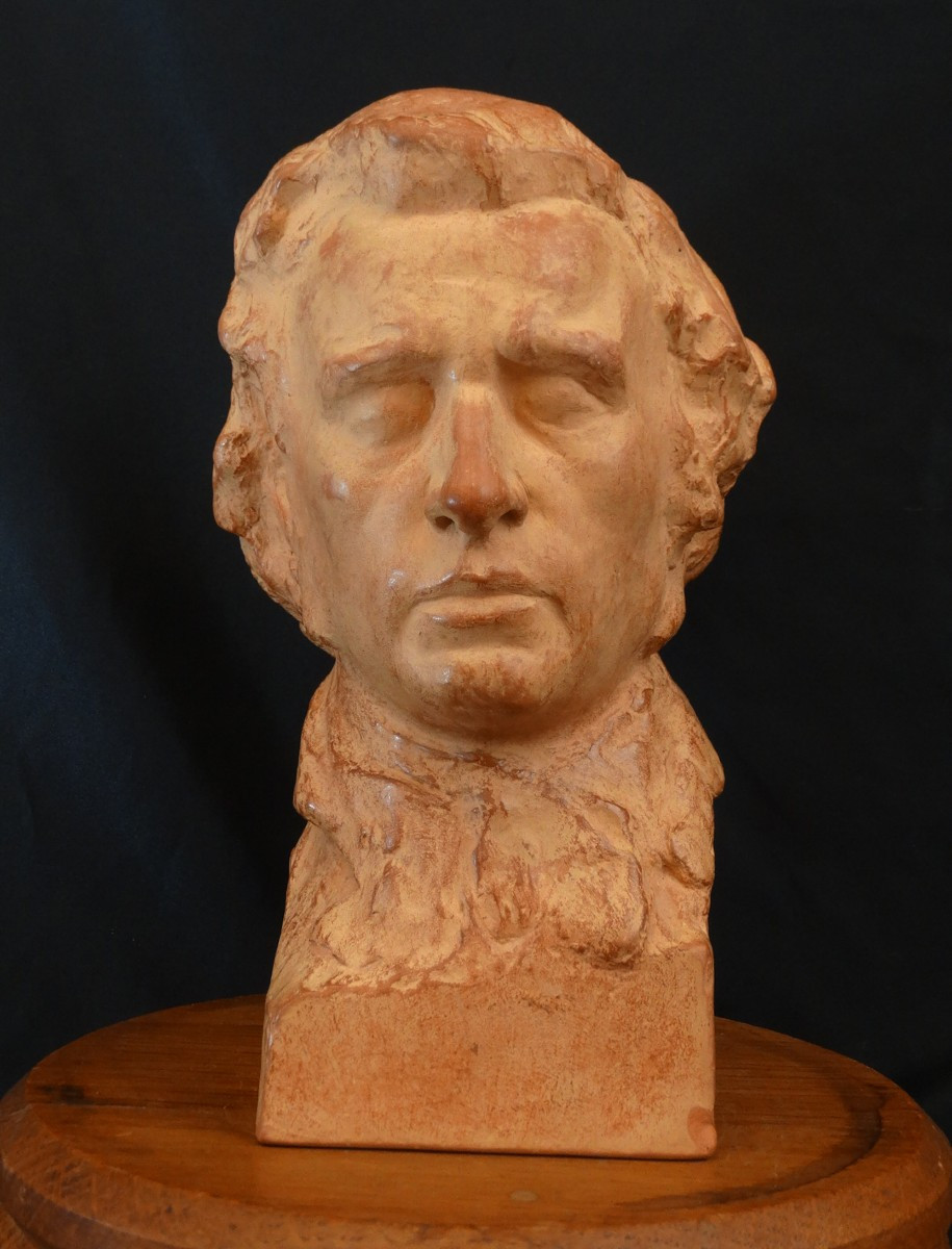 Bust Of A Musician By Victor Demanet