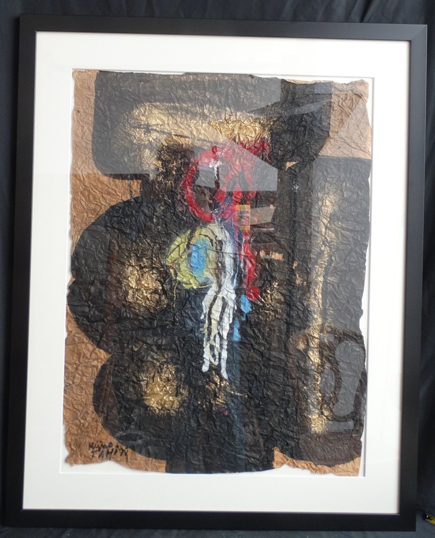 Crumpled Paper By Ladislas Kijno ( 1921-2012 )
