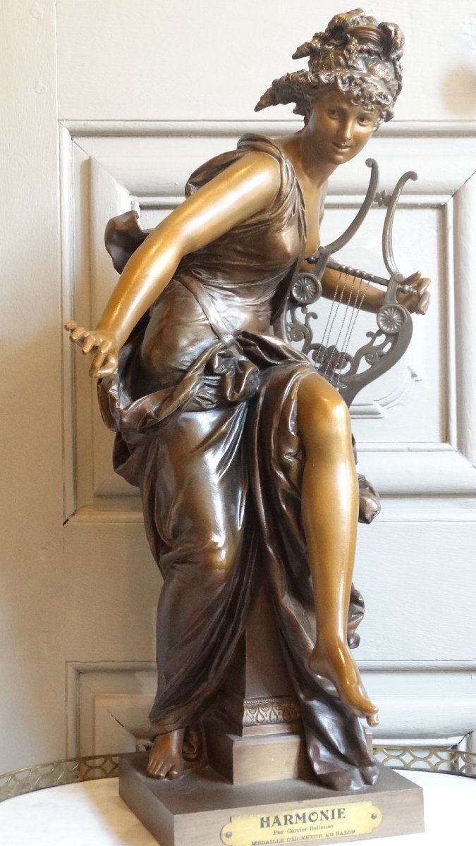 "Harmonie" bronze de Carrier-Belleuse