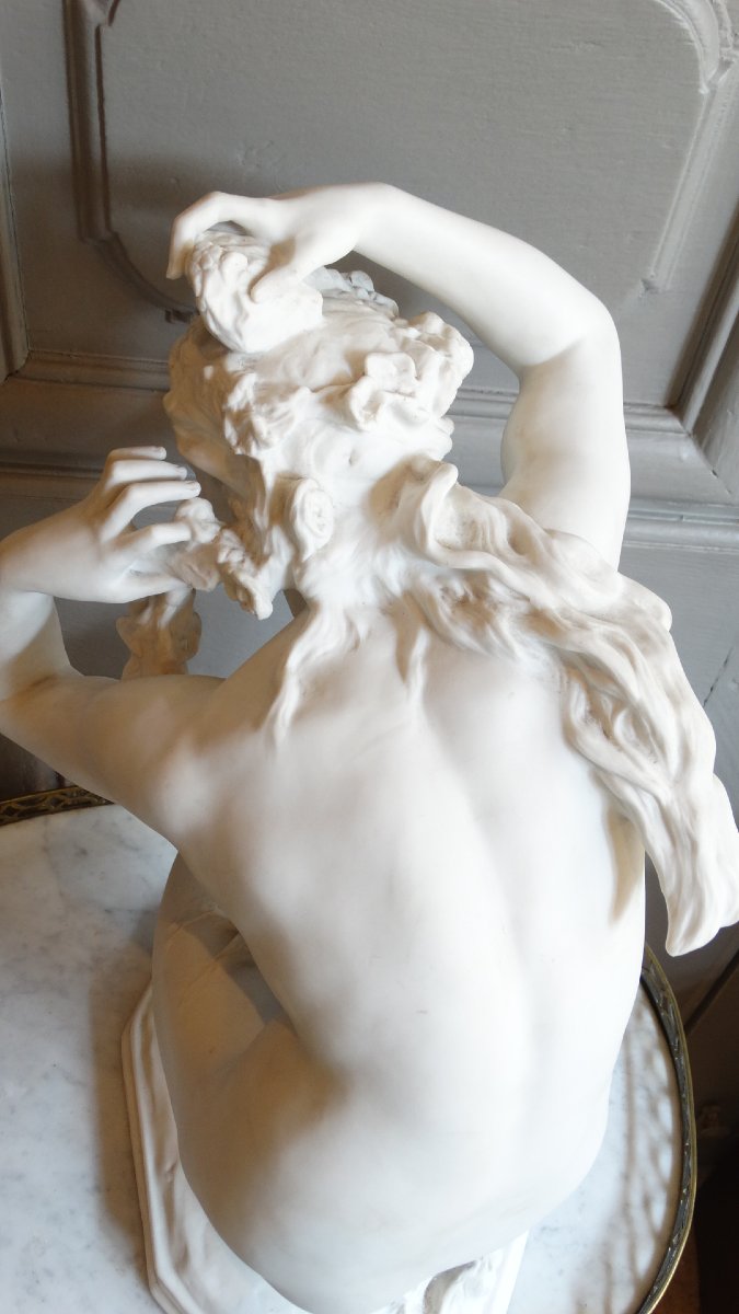"Flore accroupie" porcelaine de Sèvres par Jean-Baptiste Carpeaux-photo-3