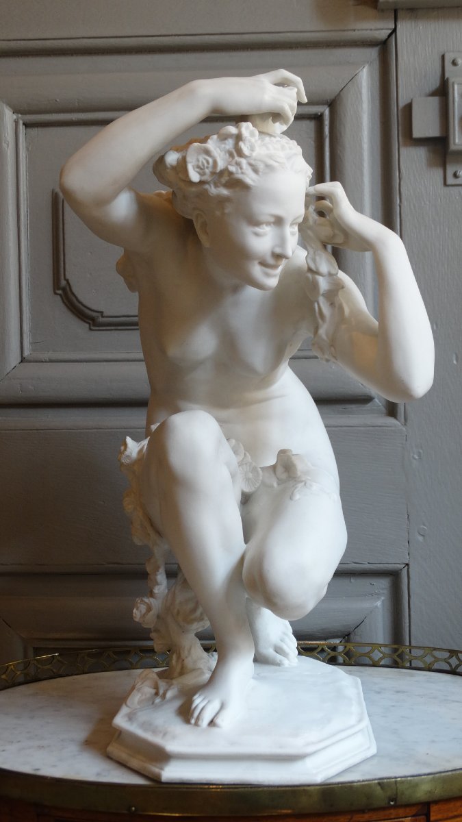 "Flore accroupie" porcelaine de Sèvres par Jean-Baptiste Carpeaux