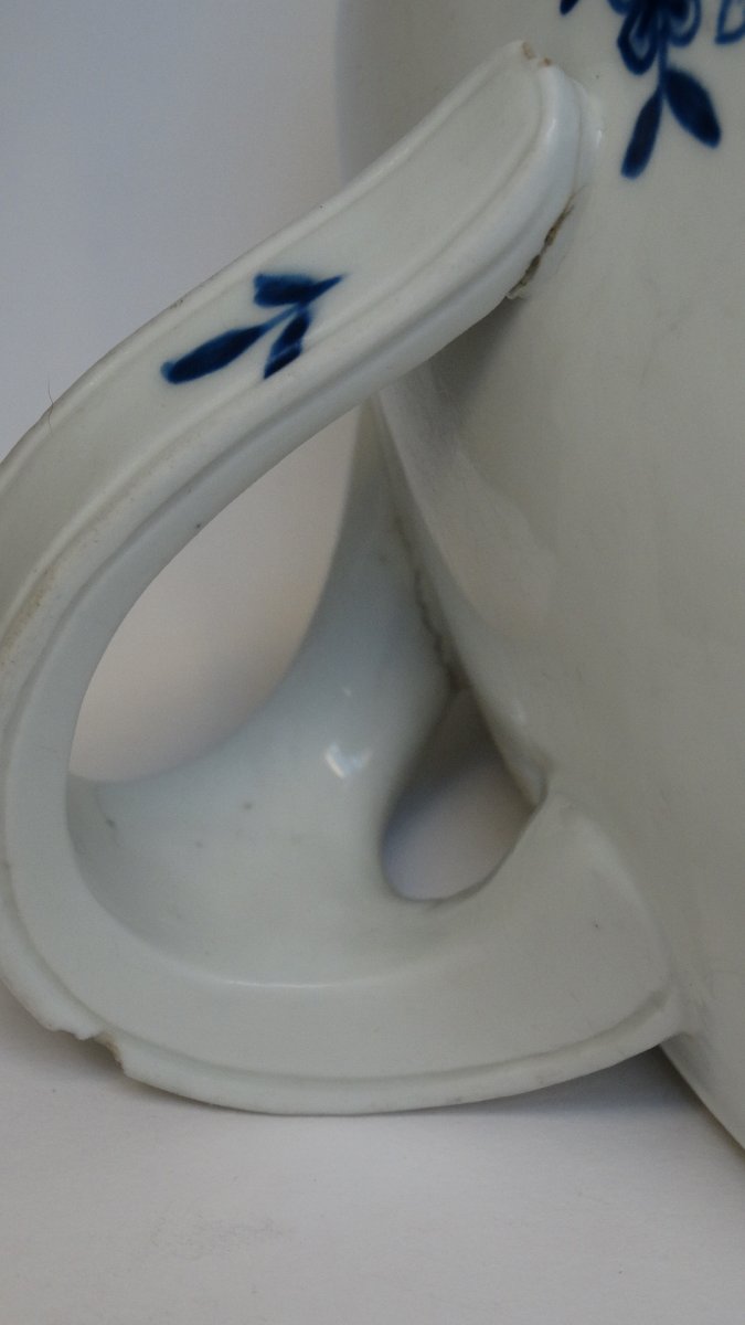 Soupière et son plat en porcelaine de Tournai 18ème-photo-4