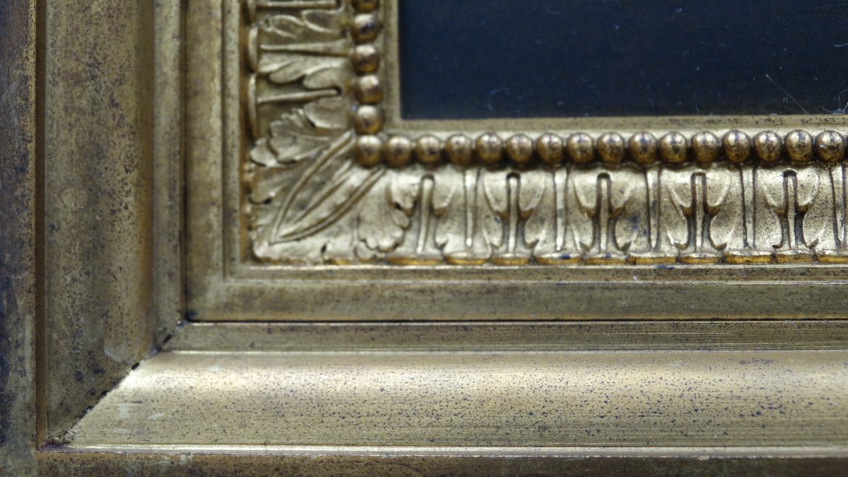 Pair Of Bronze Frames With Mythological Subjects-photo-3