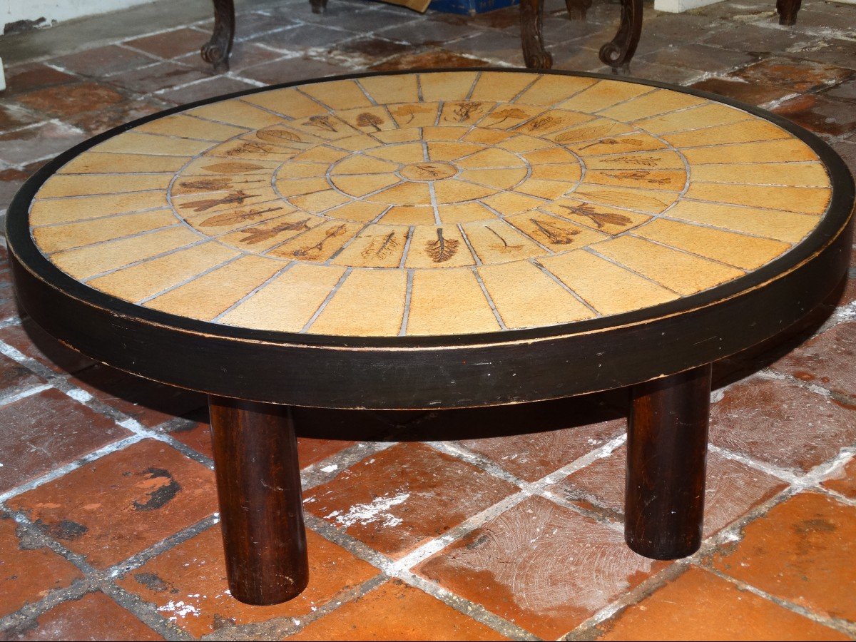 Coffee Table "herbarium" By Roger Capron-photo-2