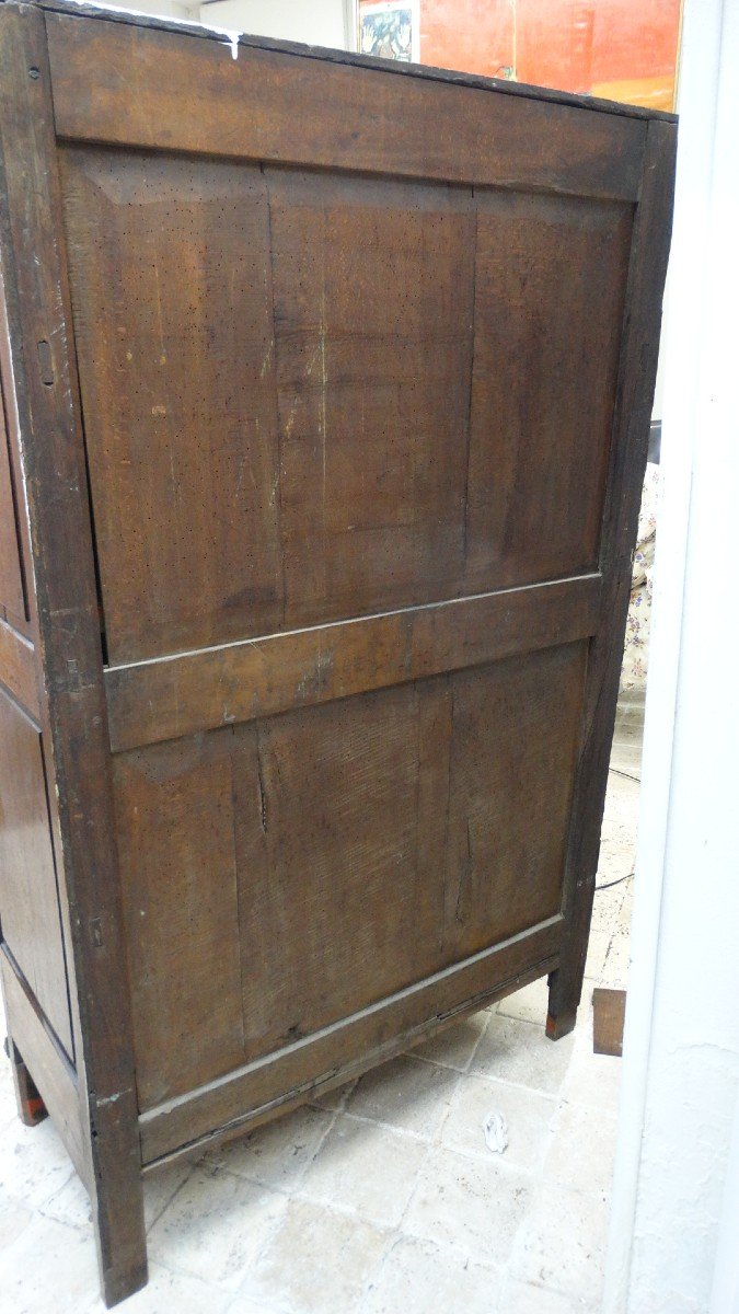 18th Century Curved Oak Support Unit-photo-3