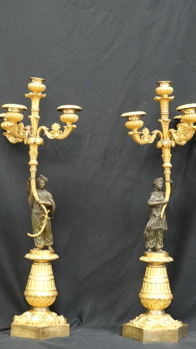 Orientalist Candelabra Restoration Period