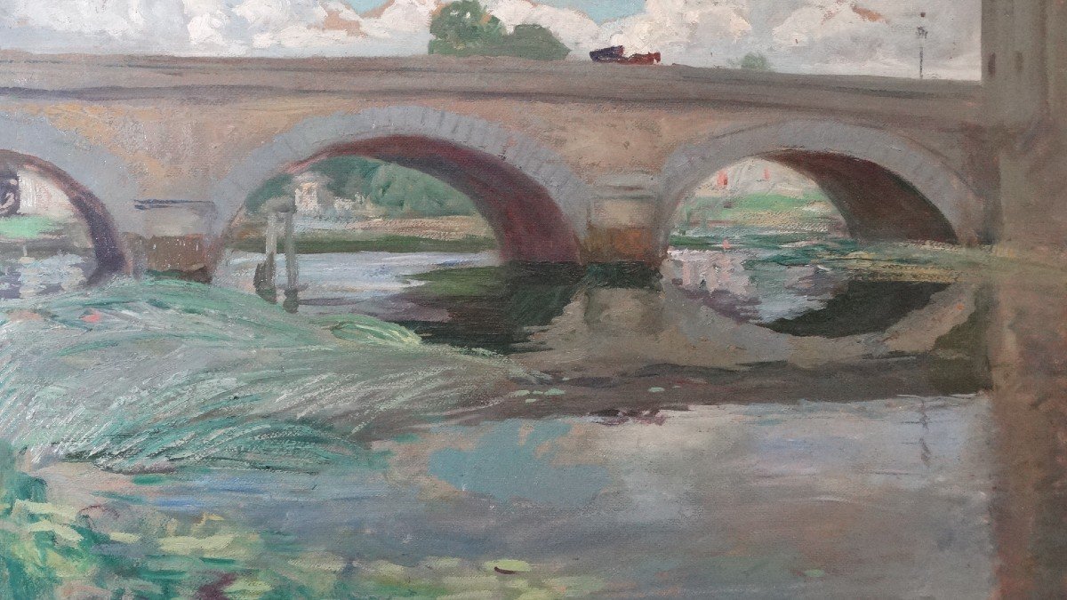 "Le Loir et le pont des Carmes" par Lucien Jonas-photo-2