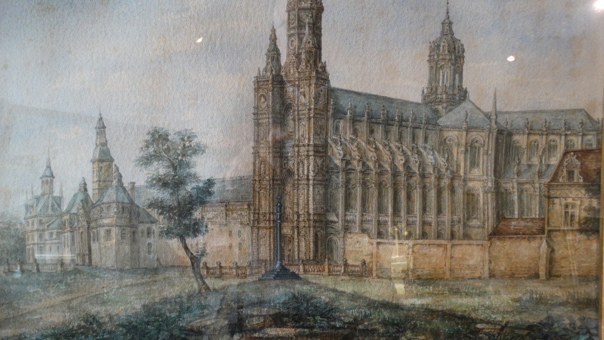 Abbey Of St Amand The Waters Before Its Destruction In 1790-photo-4
